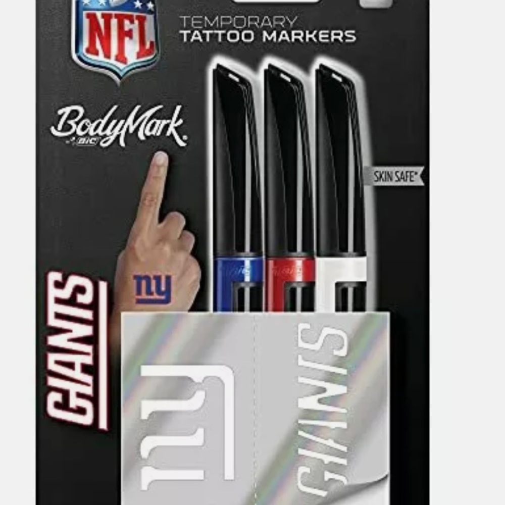 NEW YORK GIANTS BODY MARKERS